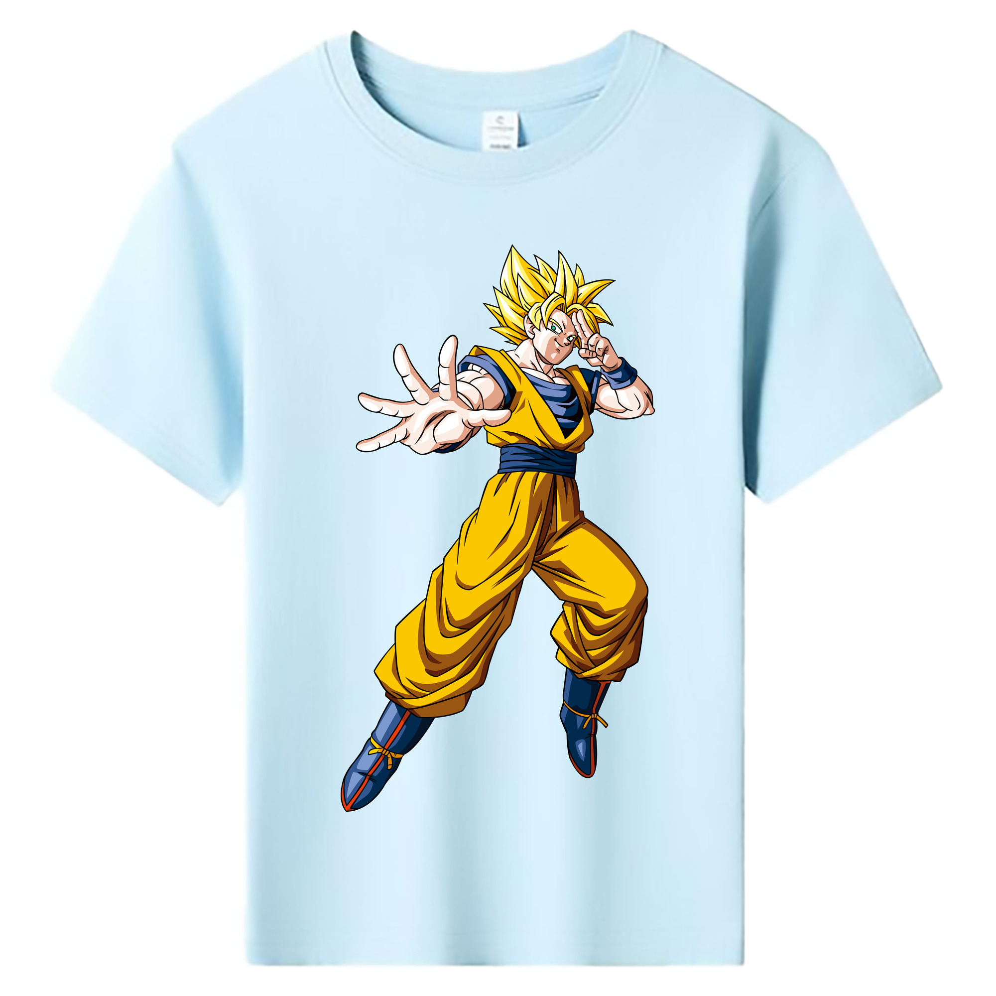 （画像用） ドラゴンボール 孫悟空（そん ごくう）Son Goku カカロット DRAGON BALL Kakarotto 綿100％キッズTシャツ（フロントプリント）